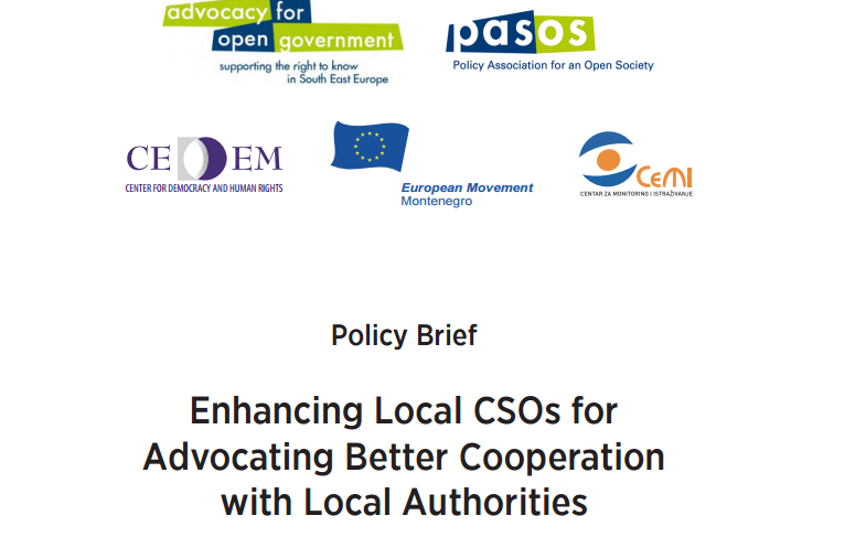 Enhancing local CSOs for advocating better cooperation with local authorities1